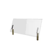 Steelite MGCIAN05XBXX Buffet Table, 71"W, 35-1/2"H, Acrylic, Brushed Brass, Shield Style 1 image