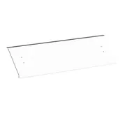 Steelite MGSADDPL0201 Mogogo Buffet Solutions Modular Classic 47" Clear Plexiglass Breath Guard Screen 1 image