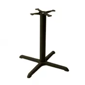 Klinger's Trading B3030 Cast Iron Table Base, 30" x 30" Spread, 3" Column, Dining Height, Powder Coat Finish 1 image