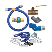 Dormont 1650KITS48 Deluxe SnapFast 48" Gas Connector Kit, Swivel MAX, Elbow and Restraining Cable 2 image