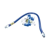 Dormont 1675BPQ2SR48BX SnapFast 48" Gas Connector Kit, Two Swivels, Restraining Cable, 3/4" Dia., in Box 2 image