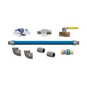 Dormont CAN1675KIT48EFV SnapFast 48" Moveable Gas Connector Kit w/ Excess Flow Value, Swivel Max 1 image