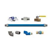 Dormont CAN1675KITS48EFV SnapFast 48" Moveable Gas Connector Kit w/ Excess Flow Value, Swivel Max 1 image