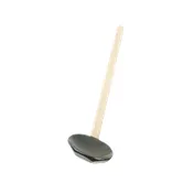 Thunder Group 30-28 Soup Serving Spoon, Solid, 3" X 8-1/2", Bamboo 1 image
