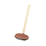 Thunder Group 30-55 Soup Serving Spoon, Solid, 3" X 8-1/2", Bamboo 1 image
