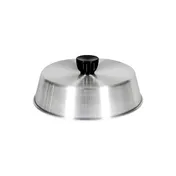 Thunder Group ALBC007 Grill Basting Cover, 7" Dia., Round, Bakelite Knob 1 image