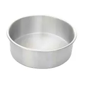 Thunder Group ALCP0602 Layer Cake Pan, 6" Dia. X 2"H, Round, Aluminum 1 image