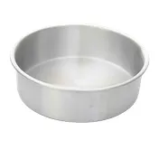 Thunder Group ALCP0802 Layer Cake Pan, 8" Dia. X 2"H, Round, Aluminum 1 image