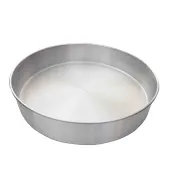Thunder Group ALCP1003 Layer Cake Pan, 10" Dia. X 3"H, Round, Aluminum 1 image