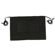 Thunder Group CA1928BK Chef Regalia Aprons, 19" X 28" (2) Pocket Bistro Half Length, 65/35 Poly/Cotton 1 image