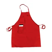 Thunder Group CA3326RD Chef Regalia Bib Aprons, 33" X 26", Full-Length With Pocket, 65/35 Poly/Cotton 1 image