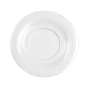 Thunder Group CR9108W Saucer, 5-1/2" Dia., Break-Resistant, Dishwasher Safe - Dozen 1 image