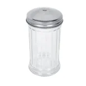 Thunder Group GLTWSJ012H Sugar Pourer, 12 Oz. Capacity, Paneled Glass, Center Hole Cap - Dozen 1 image