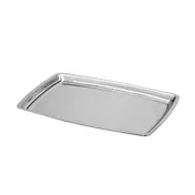 Thunder Group IRSP1107 Sizzling Platter, 11" X 7-1/8", Rectangular, Stainless Steel 1 image