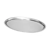 Thunder Group IRSP1108 Sizzling Platter, 11-5/8" X 8", Oval, Stainless Steel 1 image
