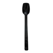 Thunder Group PLBS010BK Black Buffet Spoon, 10", 3/4 Oz., Solid - Dozen 1 image