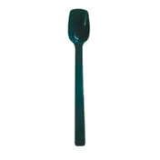 Thunder Group PLBS010GR Green Buffet Spoon, 10", 3/4 Oz., Solid - Dozen 1 image