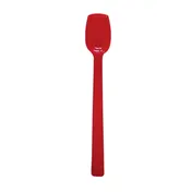 Thunder Group PLBS010RD Red Buffet Spoon, 10", 3/4 Oz., Solid - Dozen 1 image