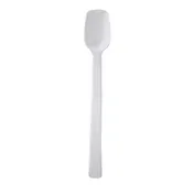 Thunder Group PLBS010WH White Buffet Spoon, 10", 3/4 Oz., Solid - Dozen 1 image