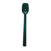 Thunder Group PLBS110GR Green Buffet Spoon, 10", 3/4 Oz., Perforated - Dozen 1 image