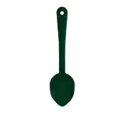 Thunder Group PLSS111GR Green Serving Spoon, 11", Solid, Dishwasher Safe - Dozen 1 image