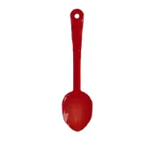 Thunder Group PLSS111RD Red Serving Spoon, 11", Solid, Dishwasher Safe - Dozen 1 image