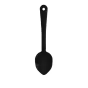 Thunder Group PLSS211BK Black Serving Spoon, 13", Solid, Dishwasher Safe - Dozen 1 image