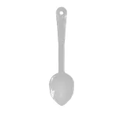Thunder Group PLSS211WH White Serving Spoon, 13", Solid, Dishwasher Safe - Dozen 1 image