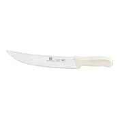 Thunder Group SLKF414WT Cimeter Steak Knife, 9-1/2" Blade, White Polypropylene Handles, German Steel 1 image