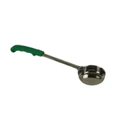 Thunder Group SLLD004A Portion Controller, 4 Oz. Capacity, Solid, One-Piece Construction, Stainless Steel, Green 1 image