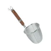 Thunder Group SLNS001 Noodle Skimmer, 5-3/4" X 5-1/2", Mesh Wire, Built-In Hook Hanger 1 image