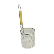 Thunder Group SLNS536 Noodle Skimmer, 5-3/8" X 6", Mesh Wire, Round 1 image