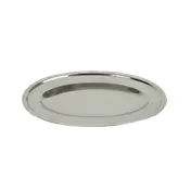Thunder Group SLOP016 Serving Platter, 16", Oval, Stainless Steel 1 image