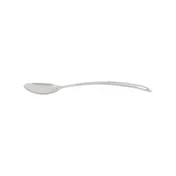 Thunder Group SLSBA411 Basting Spoon, 11", Solid, Curved Handle, Stainless Steel 1 image