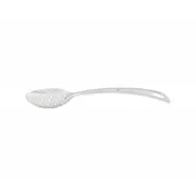 Thunder Group SLSBA413 Basting Spoon, 11", Perforated, Curved Handle, Stainless Steel 1 image
