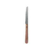 Thunder Group SLSK016 Steak Knife, 4", Round Tip, Serrated Wood Handle - Dozen 1 image