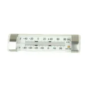 Thunder Group SLTHL080 Refrigerator/Freezer Thermometer, Tube-Type, -40°F To 80°F °F/°C, Stainless Steel, NSF Certified 1 image