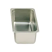 Thunder Group STPA2134 Steam Table Pan, 1/3 Size, 4" Deep, Anti-Jam, 18/8 Stainless Steel 1 image