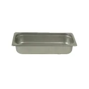 Thunder Group STPA2142 Steam Table Pan, 1/4 Size, 2-1/2" Deep, Anti-Jam, 18/8 Stainless Steel 1 image