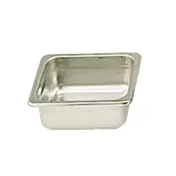 Thunder Group STPA2162 Steam Table Pan, 1/6 Size, 2-1/2" Deep, Anti-Jam, 18/8 Stainless Steel 1 image