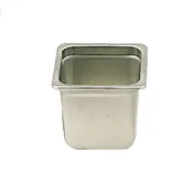 Thunder Group STPA2166 Steam Table Pan, 1/6 Size, 6" Deep, Anti-Jam, 18/8 Stainless Steel 1 image
