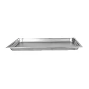 Thunder Group STPA3001 Steam Table Pan, Full Size, 1-1/4" Deep, Anti-Jam, 18/8 Stainless Steel 1 image