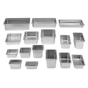 Thunder Group STPA3122L Steam Table Pan, 1/2 Size Long, 2-1/2" Deep, Anti-Jam, 18/8 Stainless Steel 2 image