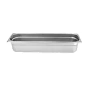 Thunder Group STPA3124L Steam Table Pan, 1/2 Size Long, 4" Deep, Anti-Jam, 18/8 Stainless Steel 1 image