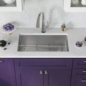 Elkay ECTRU30179RTFLC Single Bowl Undermount Sink Kit with Filtered Faucet, 32" x 19" / 18 Gauge 5 image