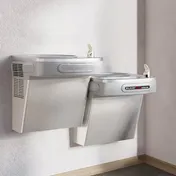 Elkay EZOSTL8SC Double Station Bi-Level ADA Water Cooler - Hands-Free, Non-Filtered / Refrigerated 5 image
