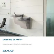 Elkay EZSG8S 19" Wall Mount ADA Cooler Non-filtered Refrigerated - Stainless / 8 GPH  7 image