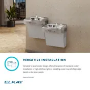 Elkay LZOOSTL8LC Versatile ADA Water Cooler, Filtered - Refrigerated / Stainless - 8 GPH / Hands-Free  8 image