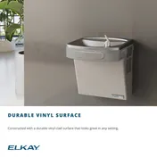 Elkay LZSTLG8LC 36" Wall Mount Bi-level Versatile ADA Cooler, Filtered / Refrigerated - Light Gray 6 image