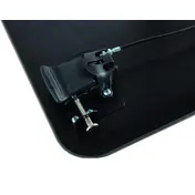 FLAT Tech CT2064 Self-Stabilizing Adjustable Height Black Table Base with Pneumatic Post- 22" x 22" 4 image